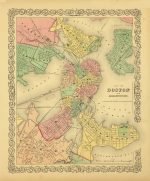BOSTON AND ADJACENT CITIES 1856