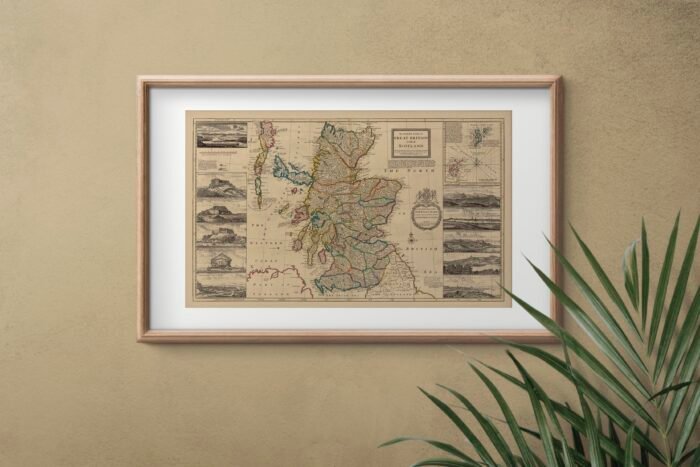 Empty frame on a wall SCOTLAND 1714 - Image 2