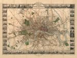 TALLIS’S ILLUSTRATED PLAN OF LONDON AND ITS ENVIRONS 1851