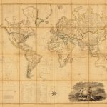WORLD MAP 1817