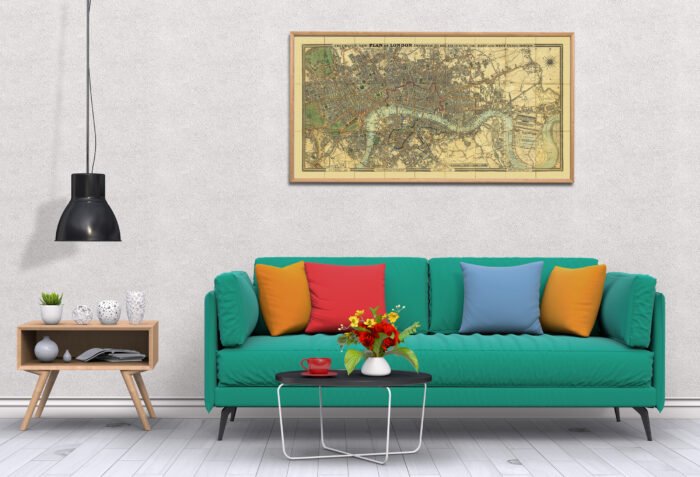 CRUCHLEY’S NEW PLAN OF LONDON IMPROVED TO 1827 - Image 2