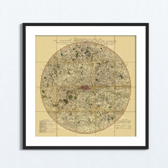 TWENTY MILES ROUND LONDON 1800 - Image 2