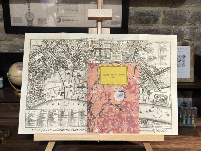 FIRE OF LONDON - A PLAN OF THE CITY AND LIBERTIES OF LONDON 1666 - Image 4