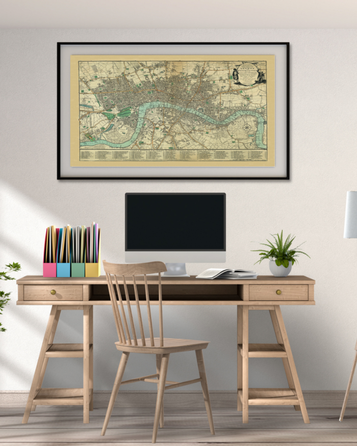 BOWLE’S MAP OF LONDON 1794 - Image 2