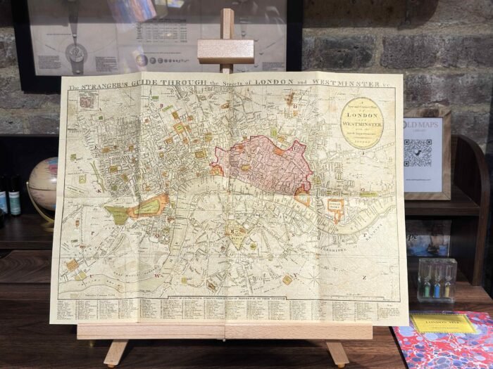 THE STRANGER'S GUIDE THROUGH THE STREETS OF LONDON AND WESTMINSTER,  YEAR 1814 - Image 3