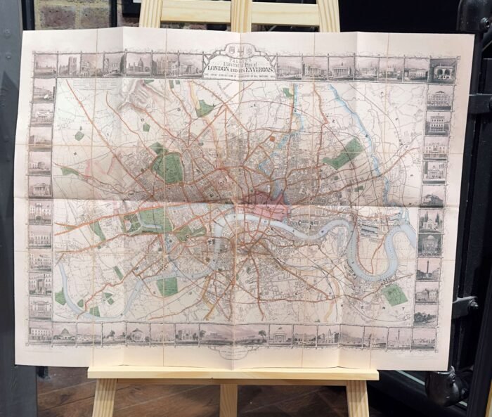 london1851 TALLIS’S ILLUSTRATED PLAN OF LONDON AND ITS ENVIRONS 1851 - Image 3