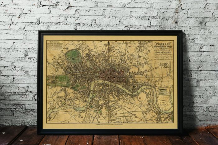 PIGOT & Co.s MINIATURE PLAN OF LONDON & VICINITY 1820 - Image 2