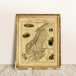 SWEDEN AND NORWAY 1851 - Image 2