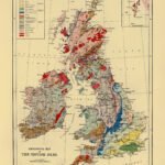 The British Isles, Geological Map, 1906