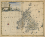 Great Britain & Ireland, 1747 by Emanuel Bowen